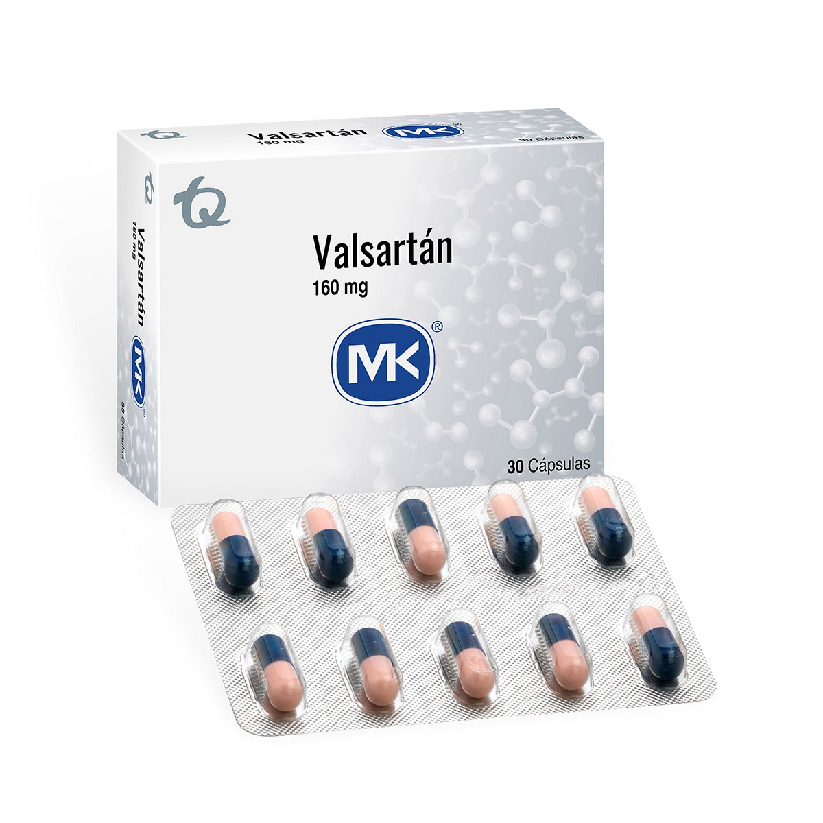 VALSARTAN 160 MG 30 TBS MK