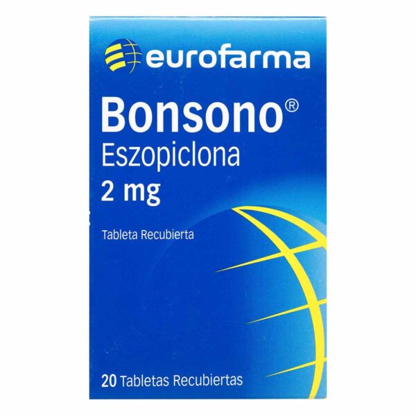 BONSONO 2 MG 20 TABLETAS – Tu Droguería en Línea