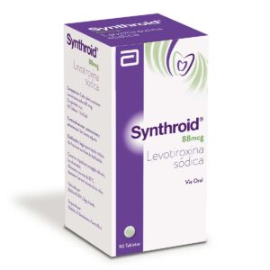 SYNTHROID 88 MCG 90 TABLETAS