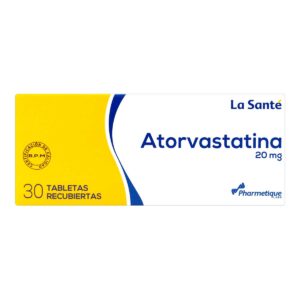 ATORVASTATINA 20 MG 30 TBS LS