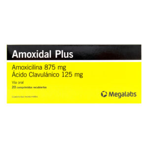 AMOXIDAL PLUS 20 TABLETAS REC.