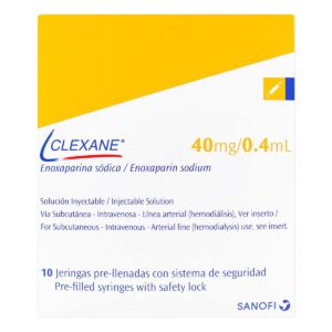 CLEXANE 40M/0.4ML 10JERINGAS
