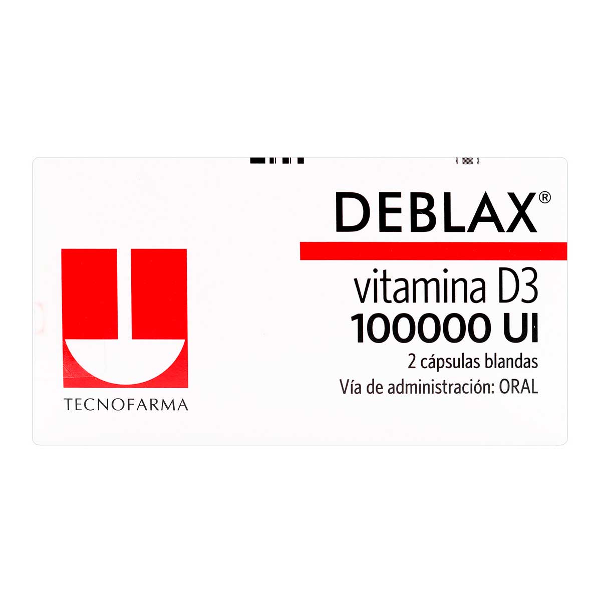 DEBLAX VITAMINA D3 100000 UI 2 CAP.