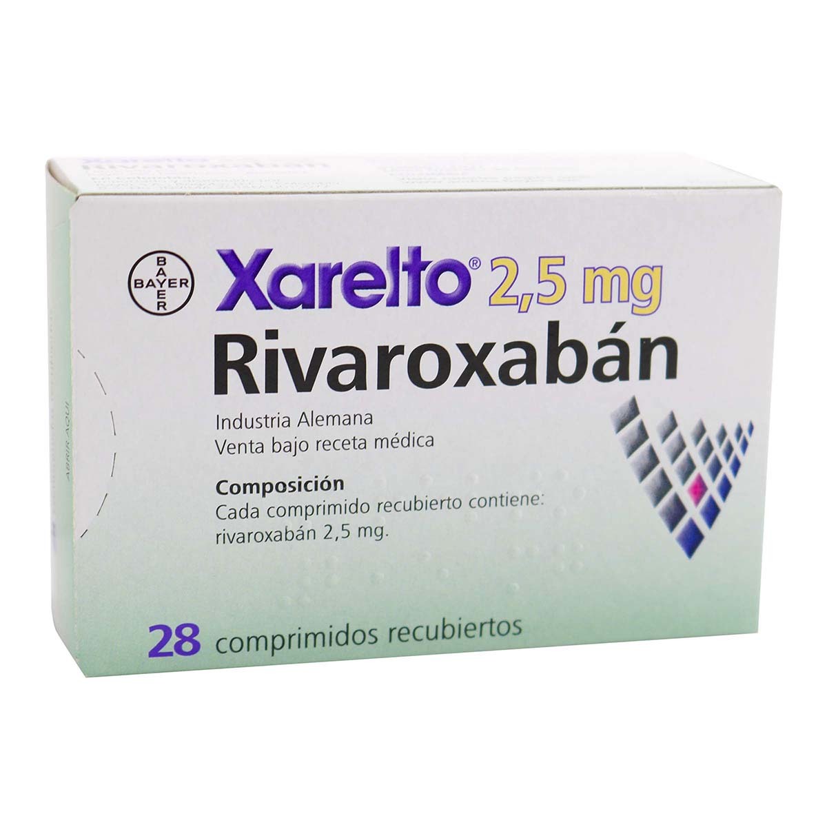XARELTO 2.5 MG 28 COMP.REC.