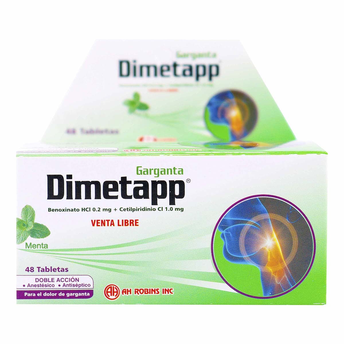 DIMETAPP GARGANTA 48 TABLETAS