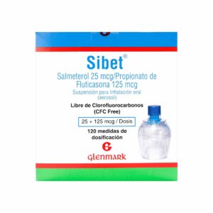 SIBET INH.25/125MCG 120D+INHALO100950