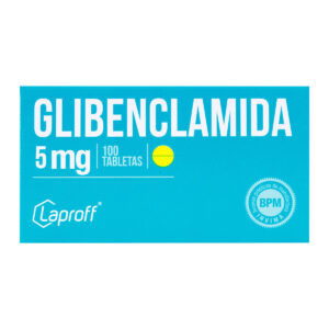 GLIBENCLAMIDA 5 MG 100 TABLETAS LP