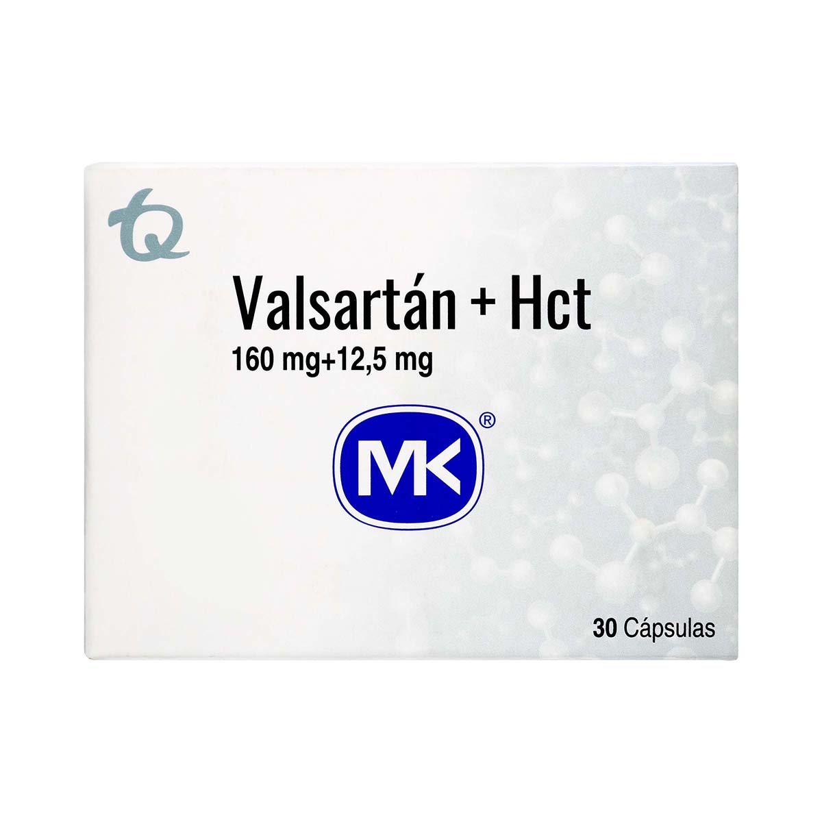 VALSARTAN 160MG+HIDROCL 12.5MG 30 CAP MK