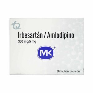 IRBESARTAN 300MG+AMLODIPINO 5MG 30TBS MK