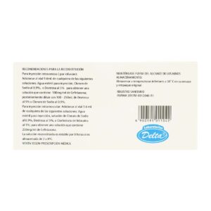 CEFTRIAXONA CEFTRIDELT 10 AMP
