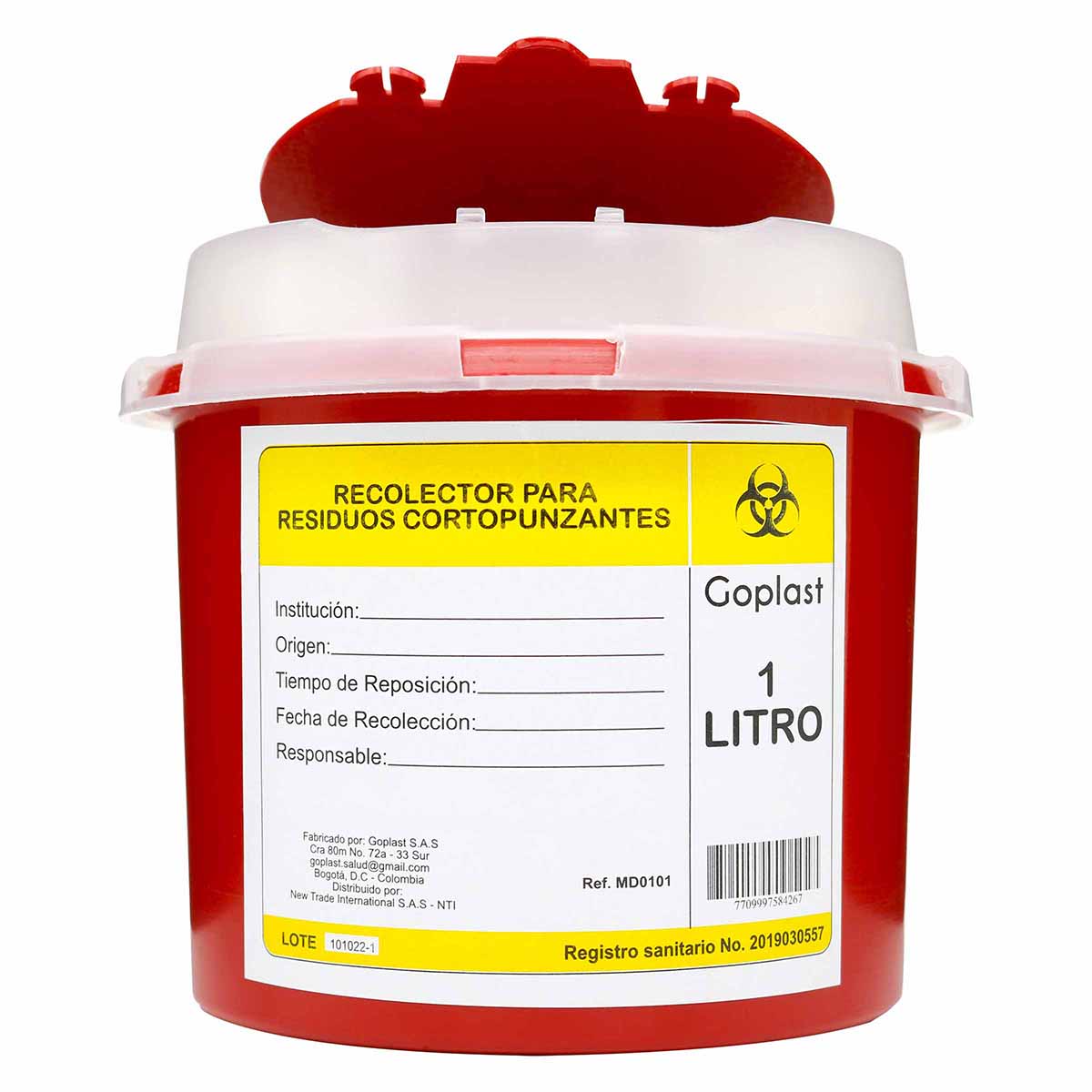 GUARDIAN REC.RESIDUOS CORTOPUNZANTES 1 L