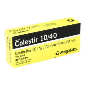 COLESTIR 10/40 MG 30 TBS