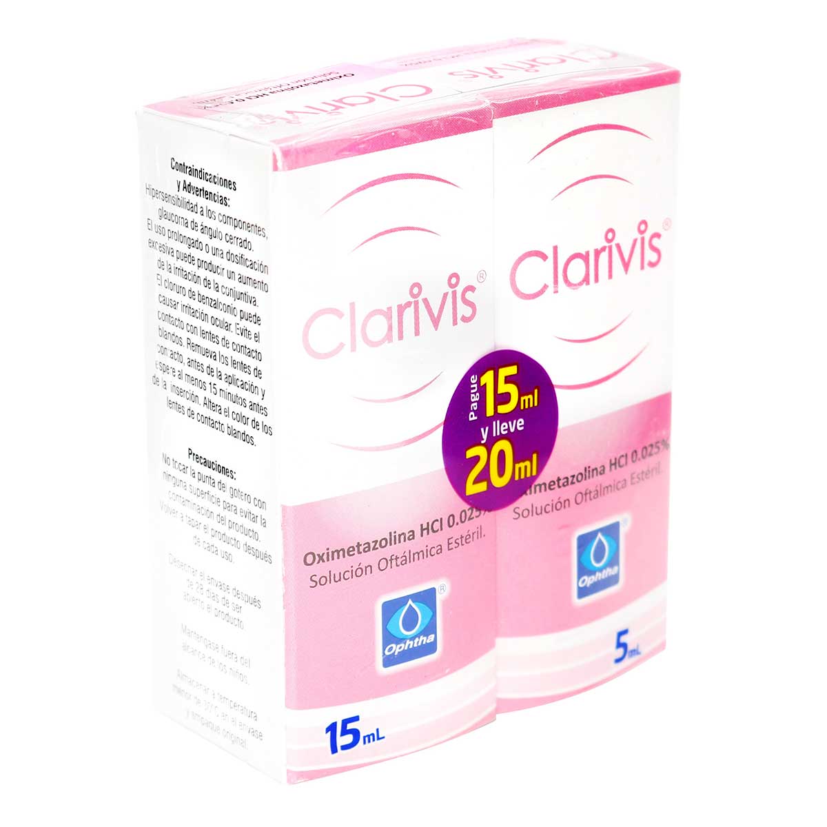 CLARIVIS 0.025% 15ML+CLARIVIS 0.025% 5ML