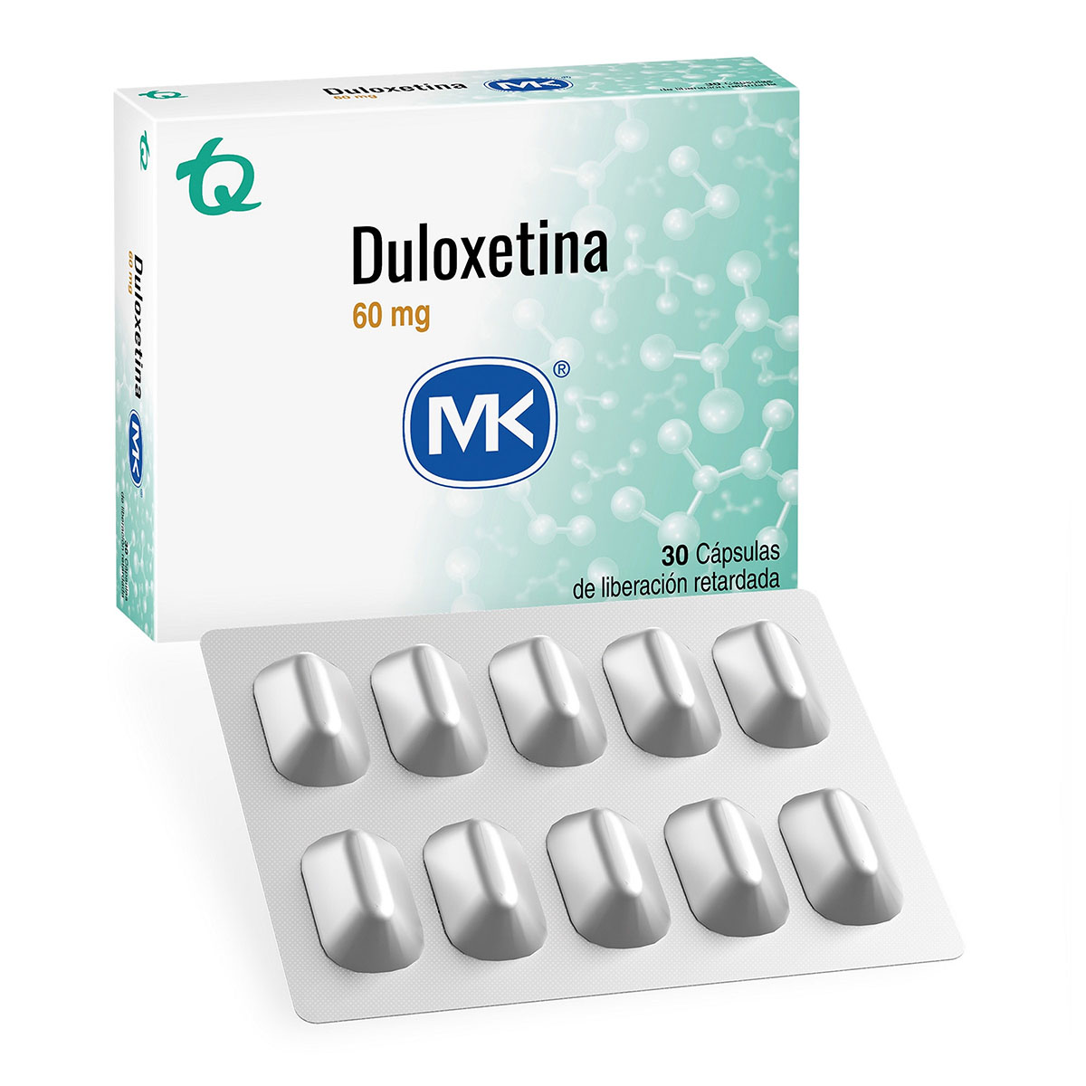 DULOXETINA 60 MG 30 TABLETAS MK80352