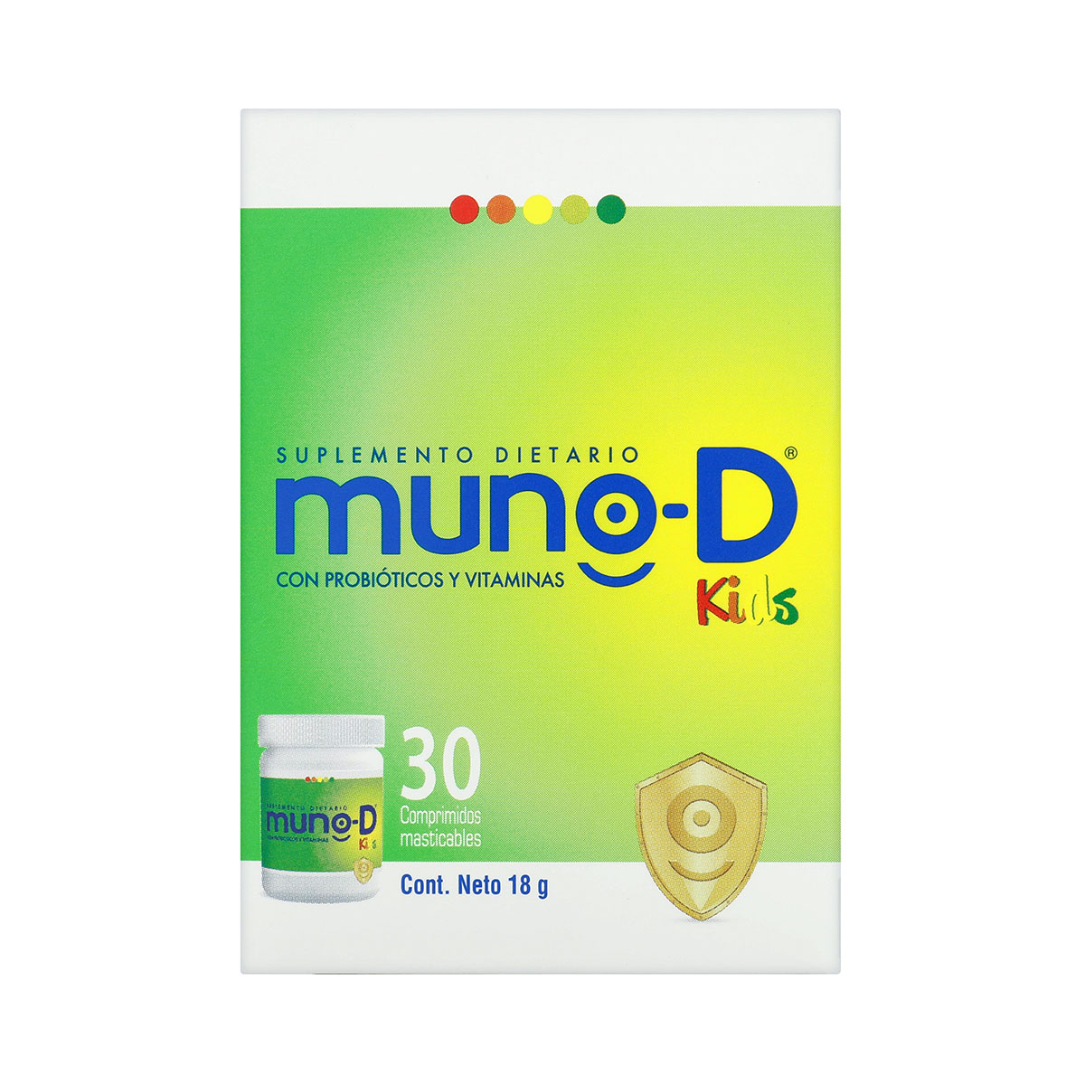 MUNO D KIDS 30 TABLETAS MASTICABLES