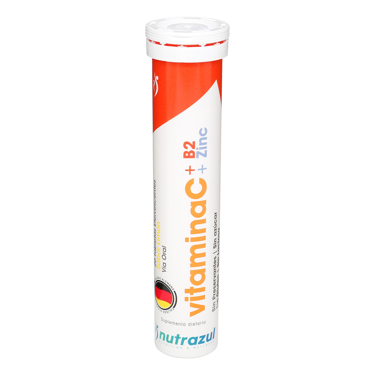 VITAMIN C+ZIN+B2 NUTRAZUL 20T.EFE