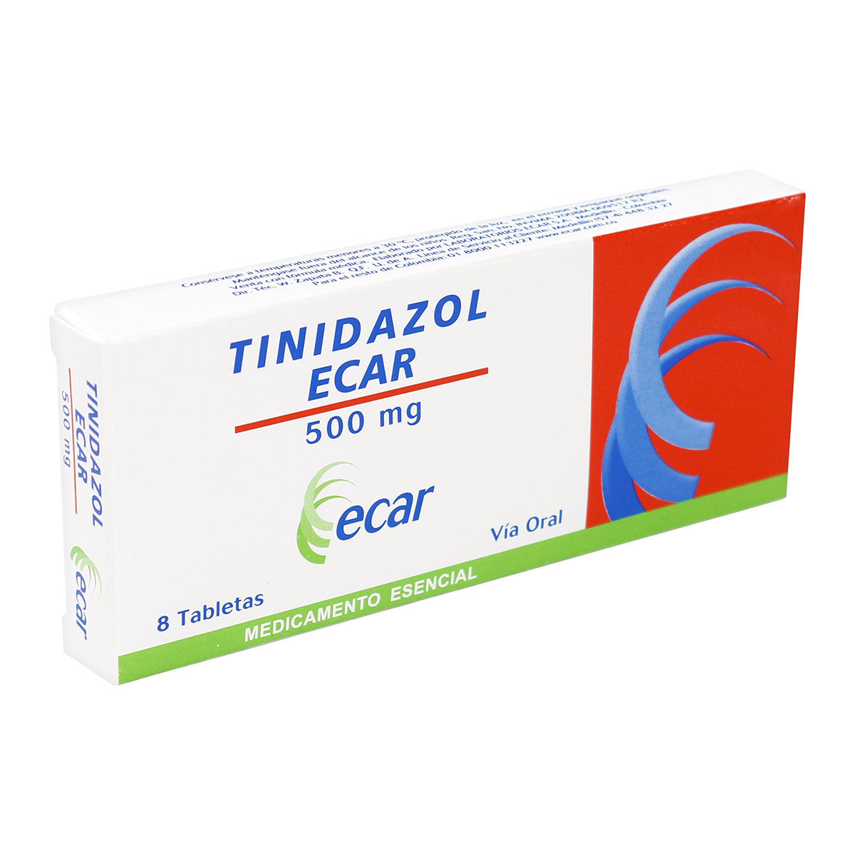 TINIDAZOL 500 MG 8 TABS ECAR