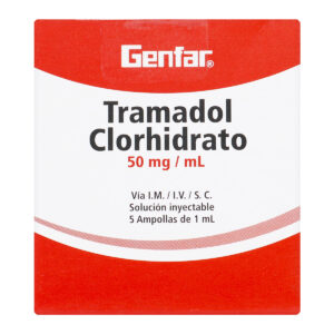 TRAMADOL 50MG/1ML 5 AMP GF