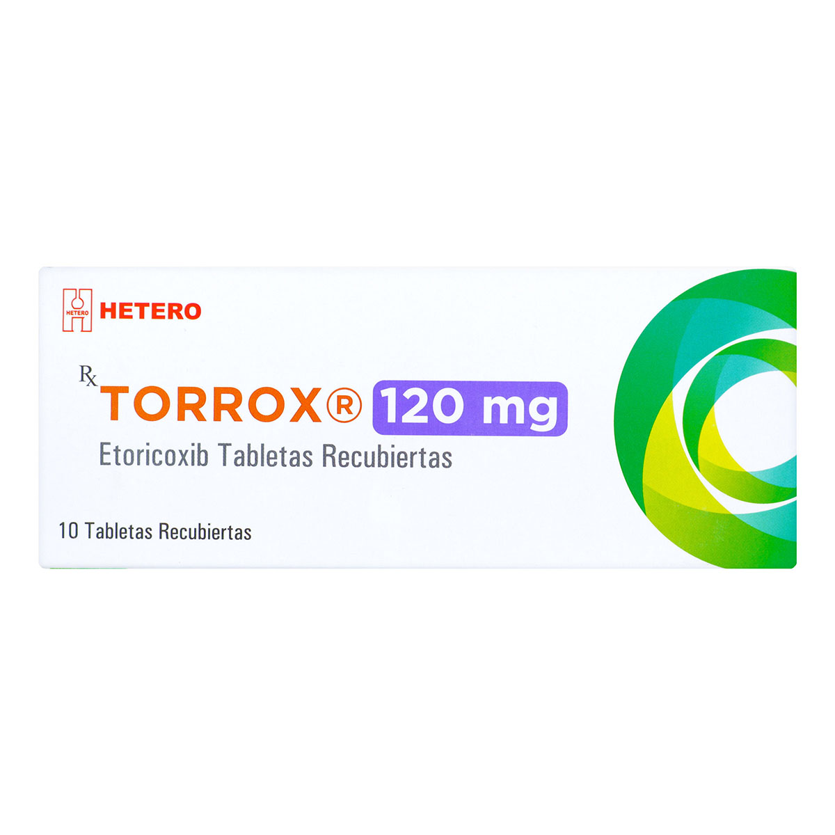 TORROX ETORICOXIB 120 MG 10 TBS