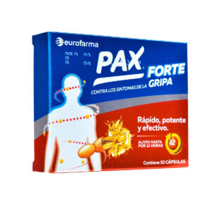 PAX FORTE 400 MG 10 CAPSULAS