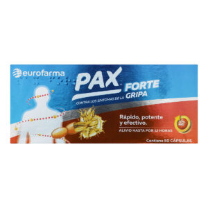 PAX FORTE 400 MG 50 CAPSULAS