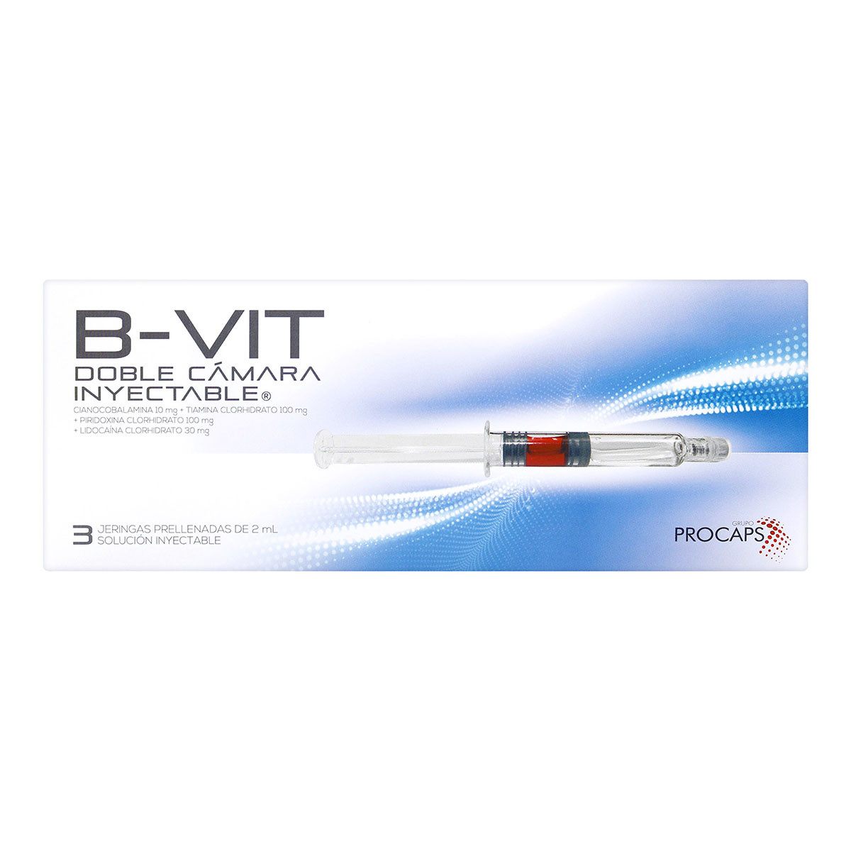 B-VIT DC 3 AMPOLLAS JERINGA PRELLENADA
