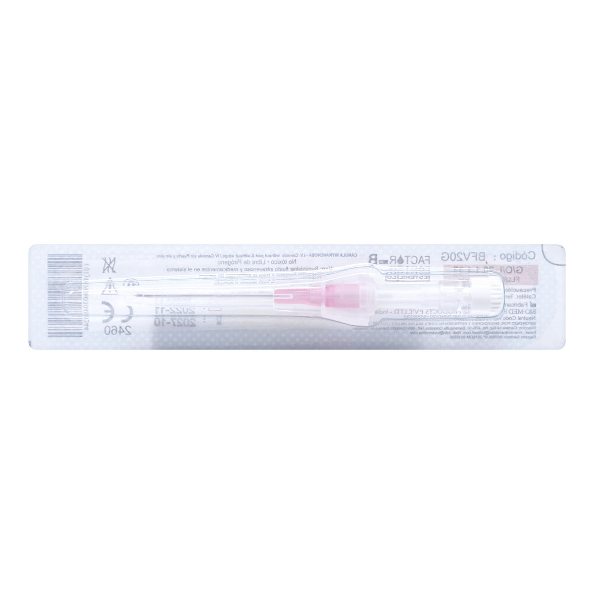 CATETER CANULA INTRAVENOSA 20G UND ICOM