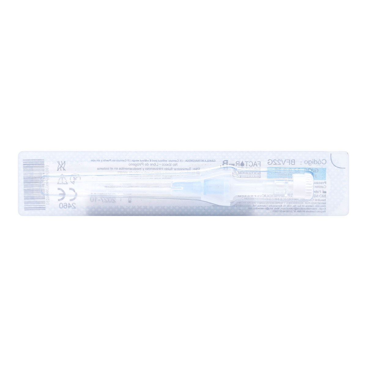 CATETER CANULA INTRAVENOSA 22G UND ICOM