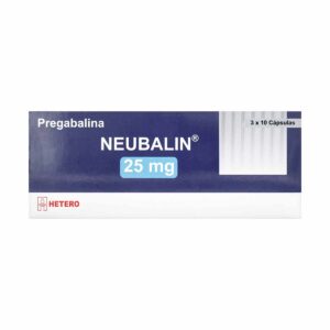 NEUBALIN 25 MG 30 CAP 16673