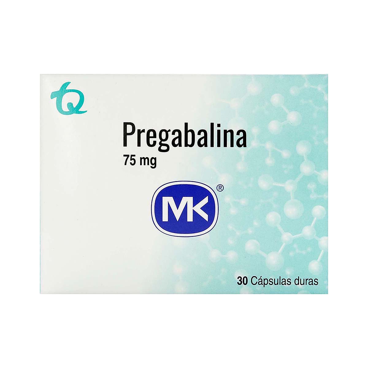 PREGABALINA 75 MG 30 CAP MK 50018