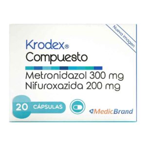 KRODEX COMPUESTO 300 MG 20 CAPSULAS COA