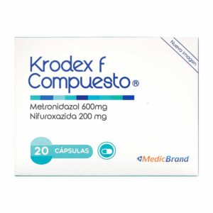 KRODEX F COMPUESTO 600 MG 20 CAP COA