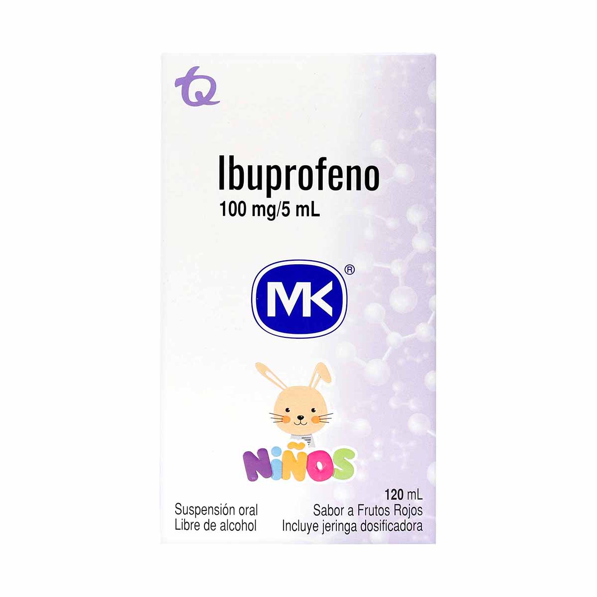 IBUPROFENO 100MG/5ML SUSP 120 ML MK