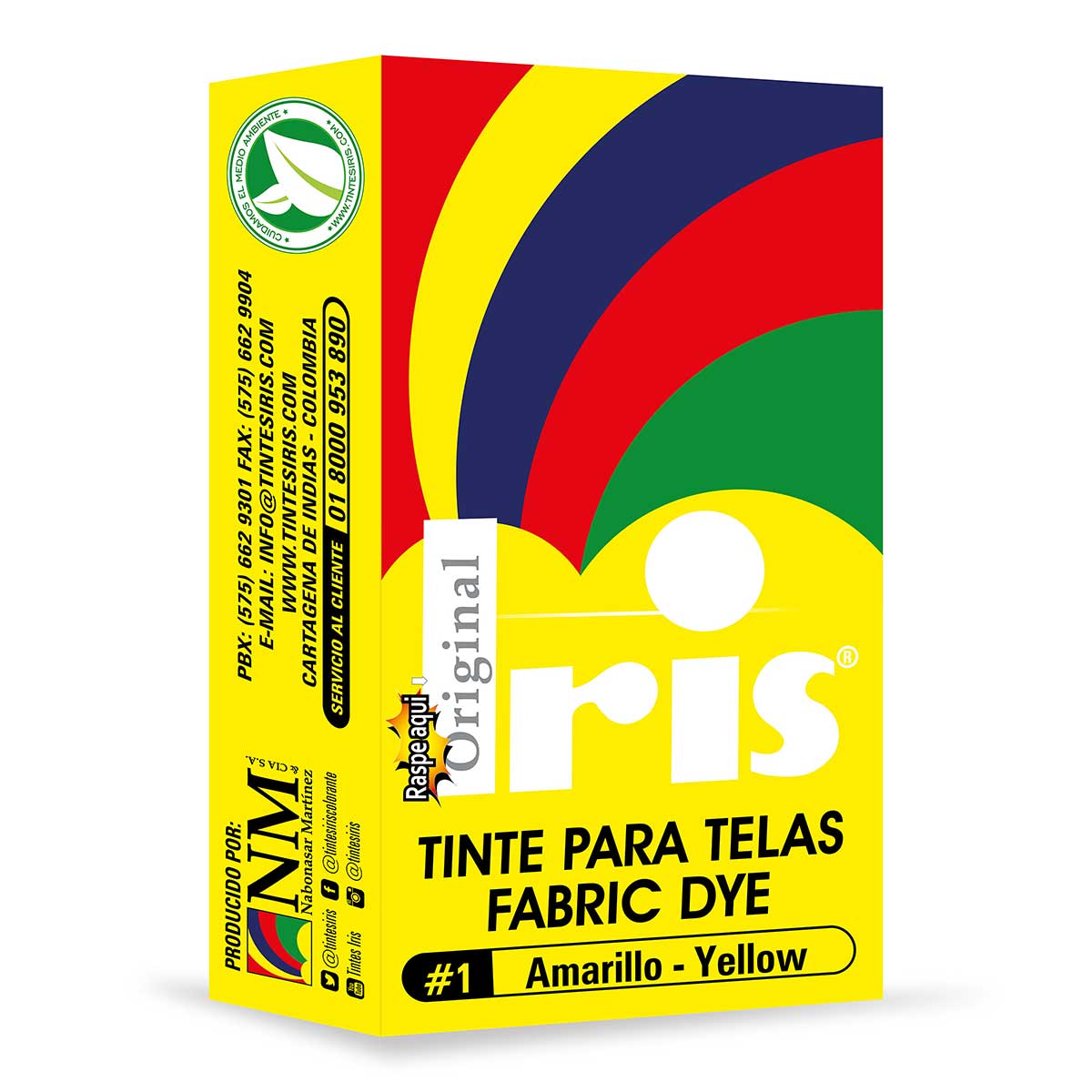 TINTE IRIS 1 AMARILLO 9 GR