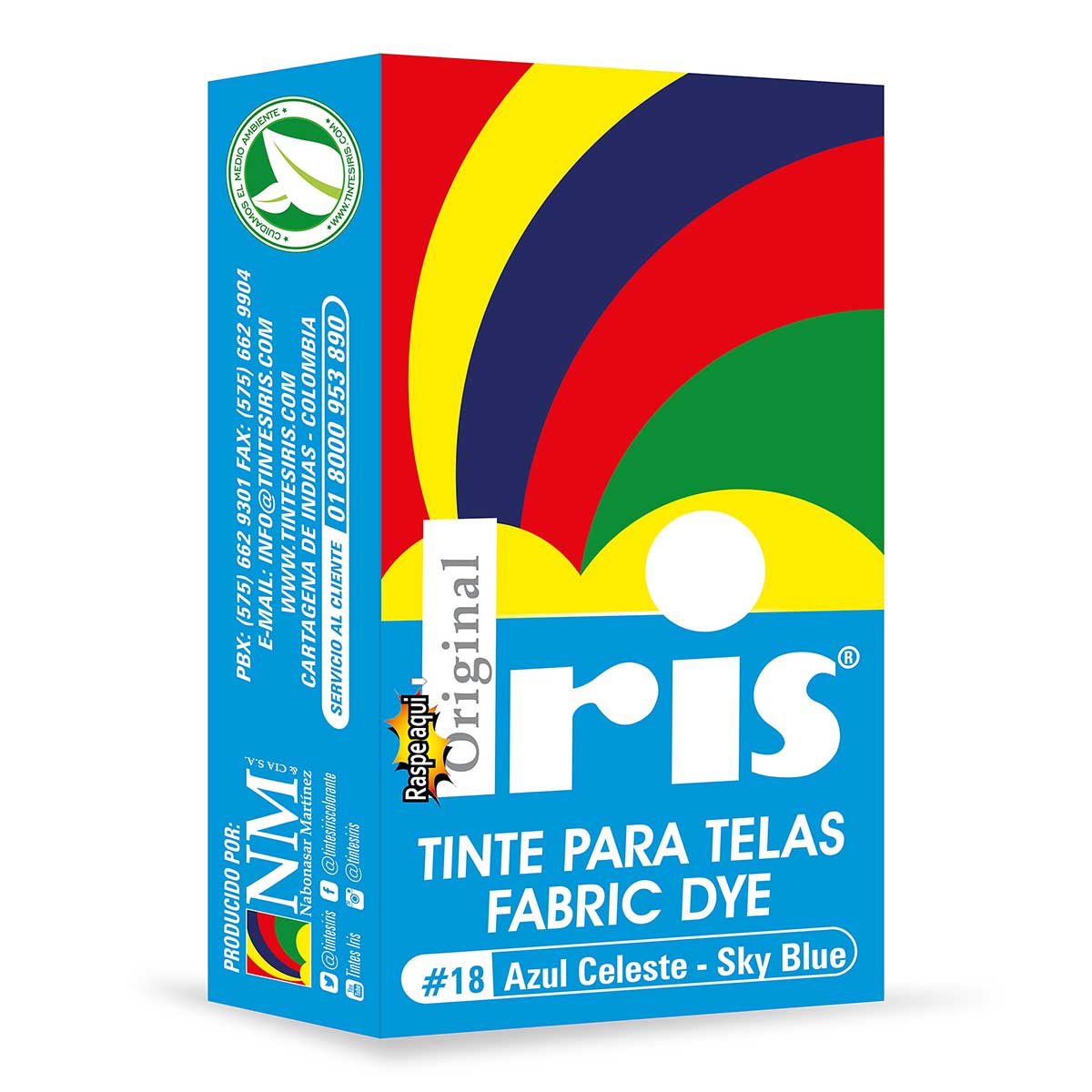 TINTE IRIS 18 AZUL CELESTE 9 GR