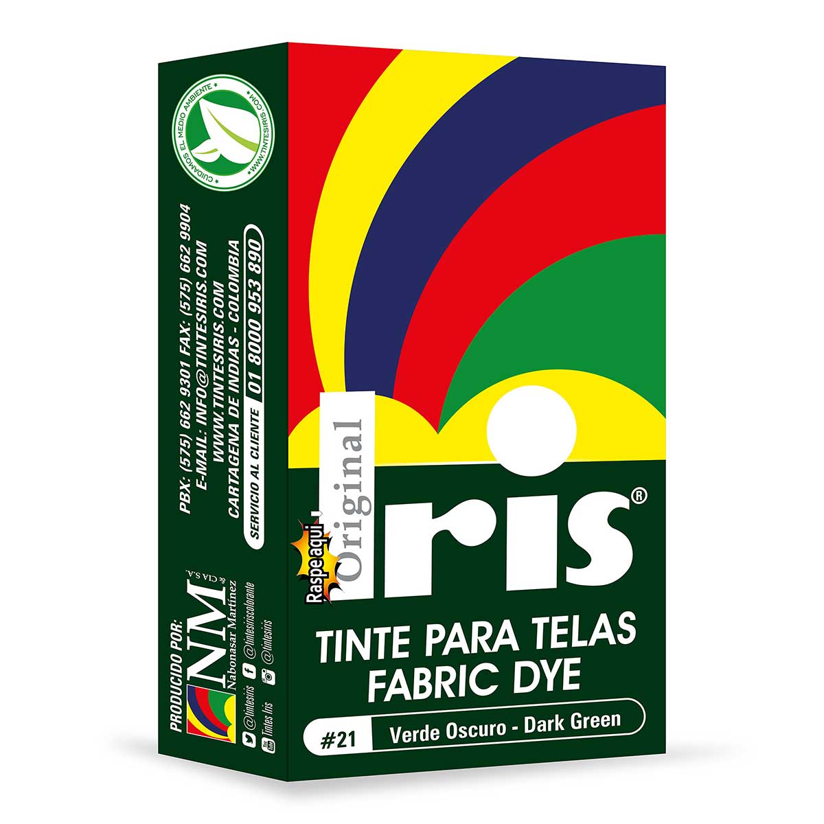 TINTE IRIS 21 VERDE OSCURO 9 GR