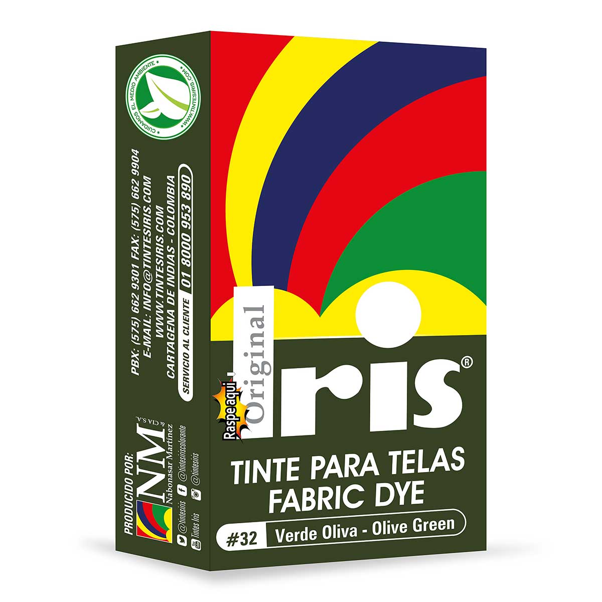 TINTE IRIS 32 VERDE OLIVA 9 GR