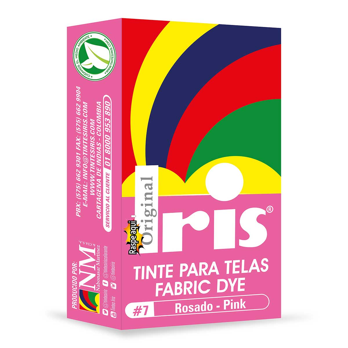 TINTE IRIS 7 ROSADO 9 GR