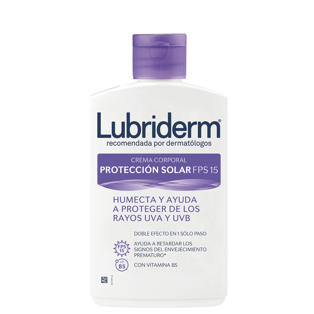 LUBRIDERM LOCION U.V.15 400 ML