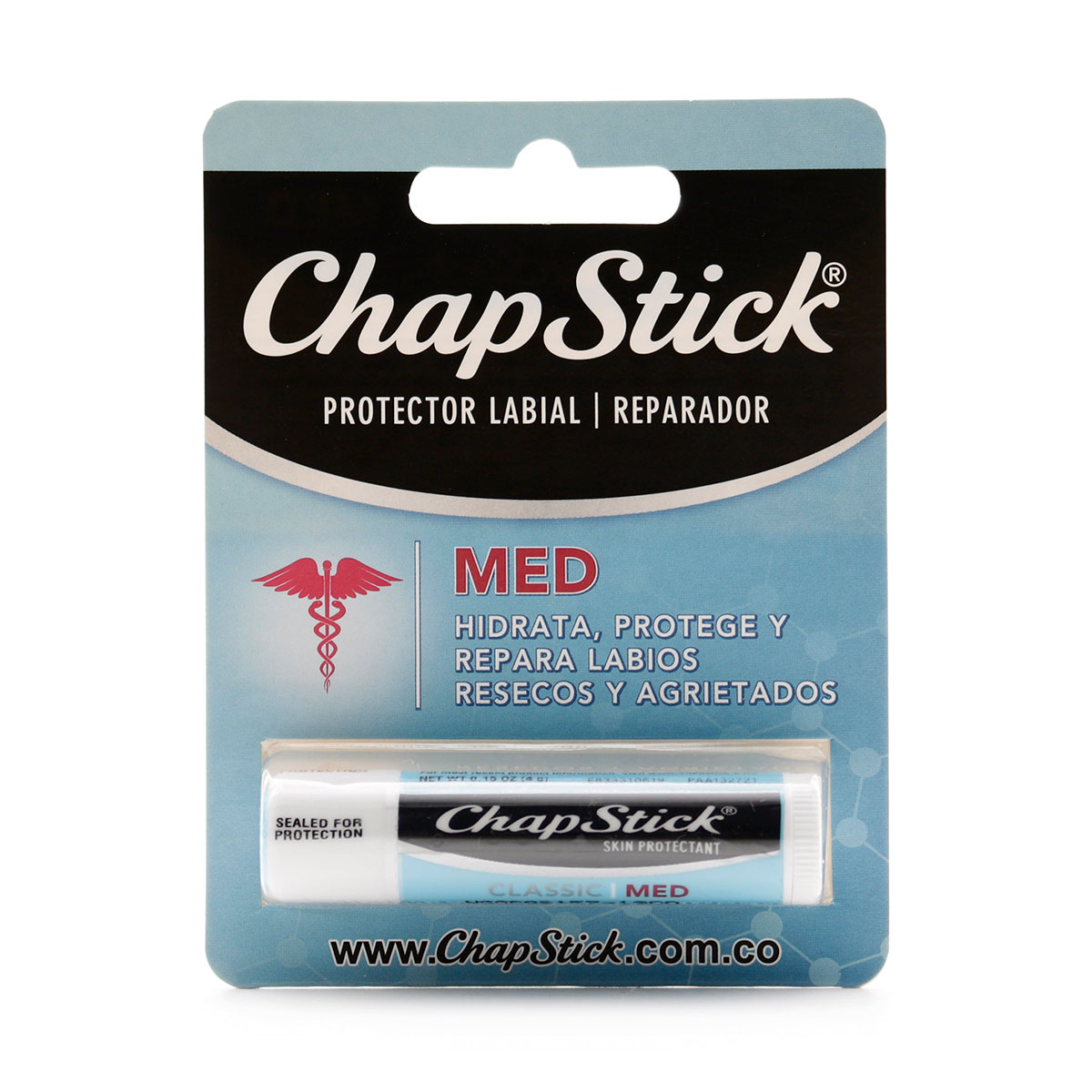 PROT.LABIAL CHAPSTICK MED.