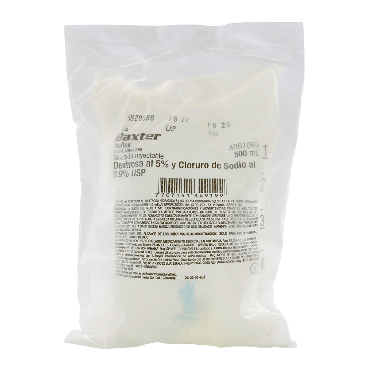 DEXTROSA 5% SS 500 ML ARB1063