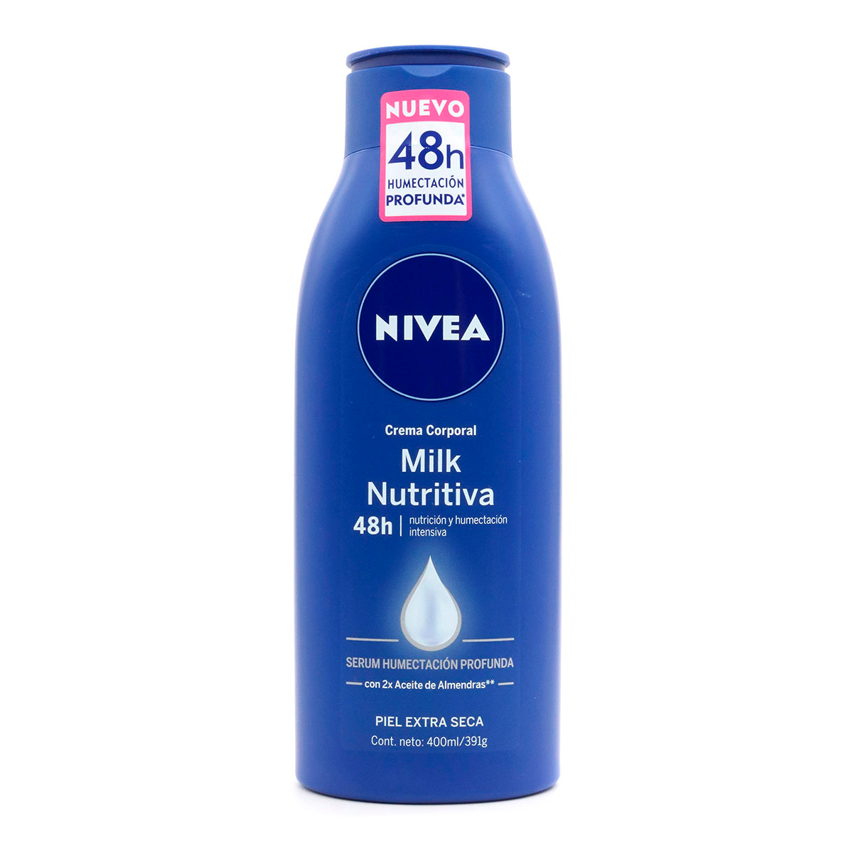 CREMA NIVEA B.MILK NUTRITI (ALMEND)400ML