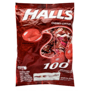 HALLS CHERRY LYPTUS PEPA 100 UND