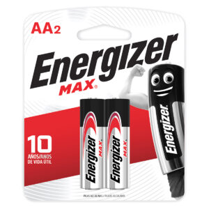 PILA ENERGIZER MAX ALKALINA AA 2 UND