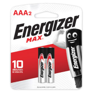 PILA ENERGIZER MAX ALKALINA AAA 2 UND