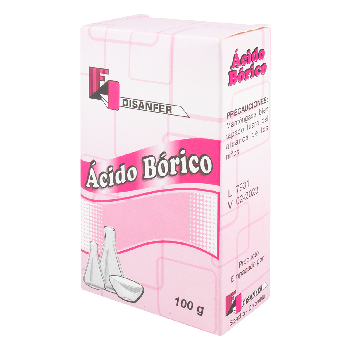 ACIDO BORICO 100 GR DISANFER