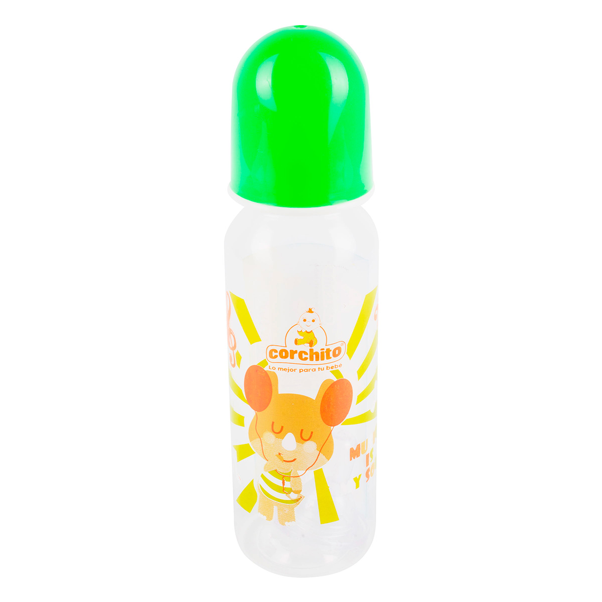 BIBERON CORCHITO DECORADO 8 OZ