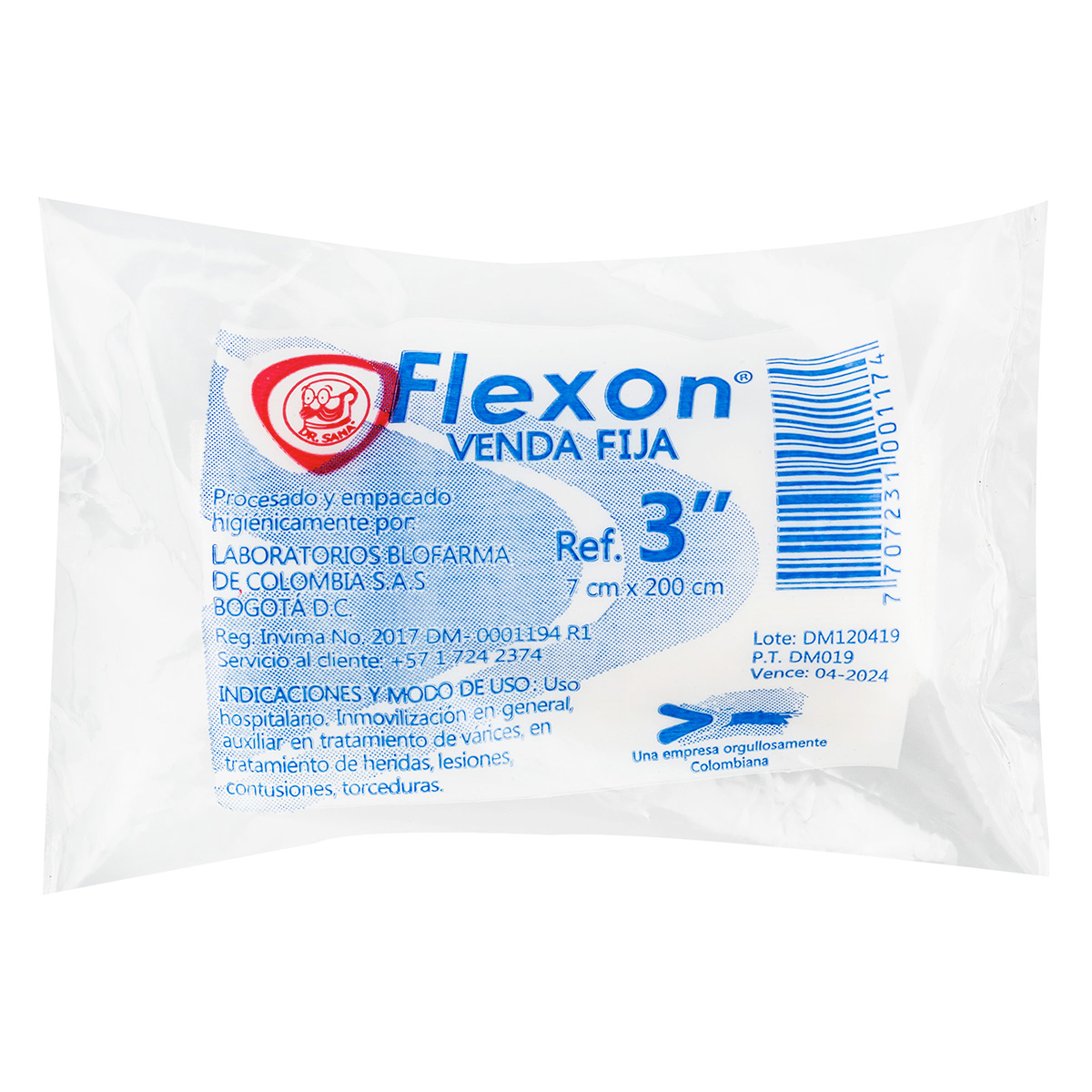 VENDA FIJA BLANCA FLEXON 3X5