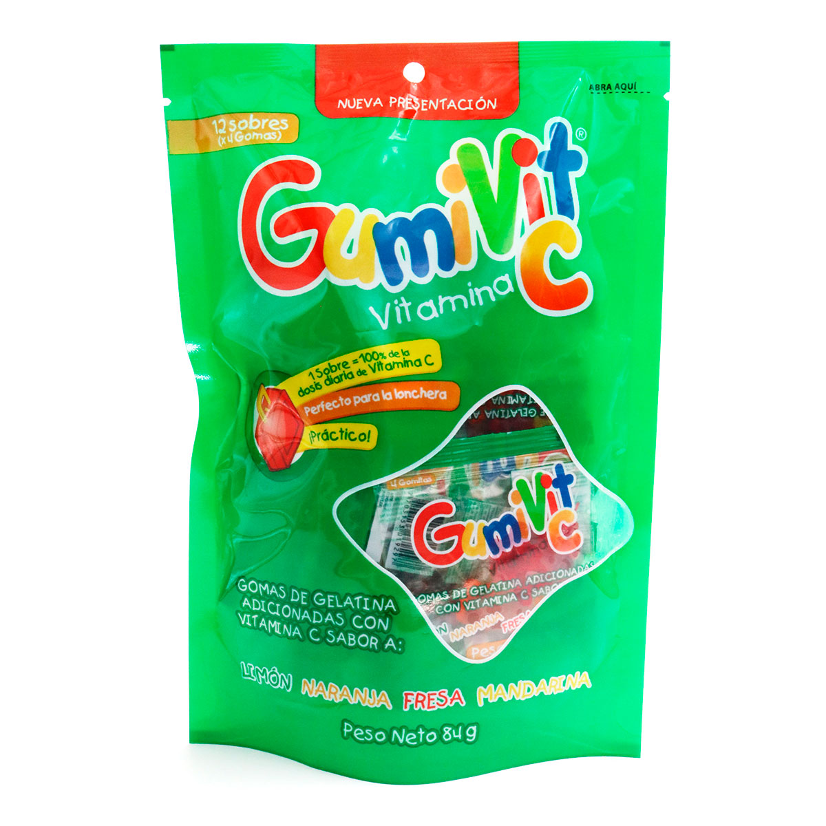 GOMAS GUMIVIT C BOLSA 12 SBS MINPACK