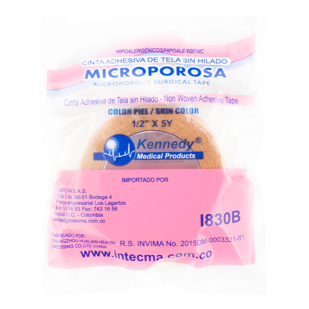 MICROPORE KENNEDY PIEL 1/2X5 BOLSA